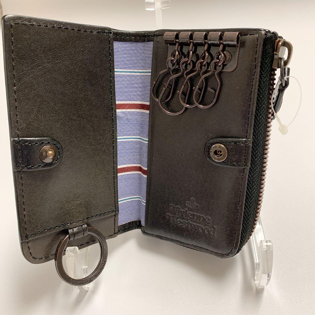 【新品】ヴィヴィアンウエストウッド 小銭入付キーケース コッパー オーブ　黒