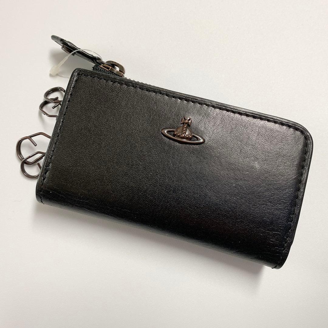 【新品】ヴィヴィアンウエストウッド 小銭入付キーケース コッパー オーブ　黒