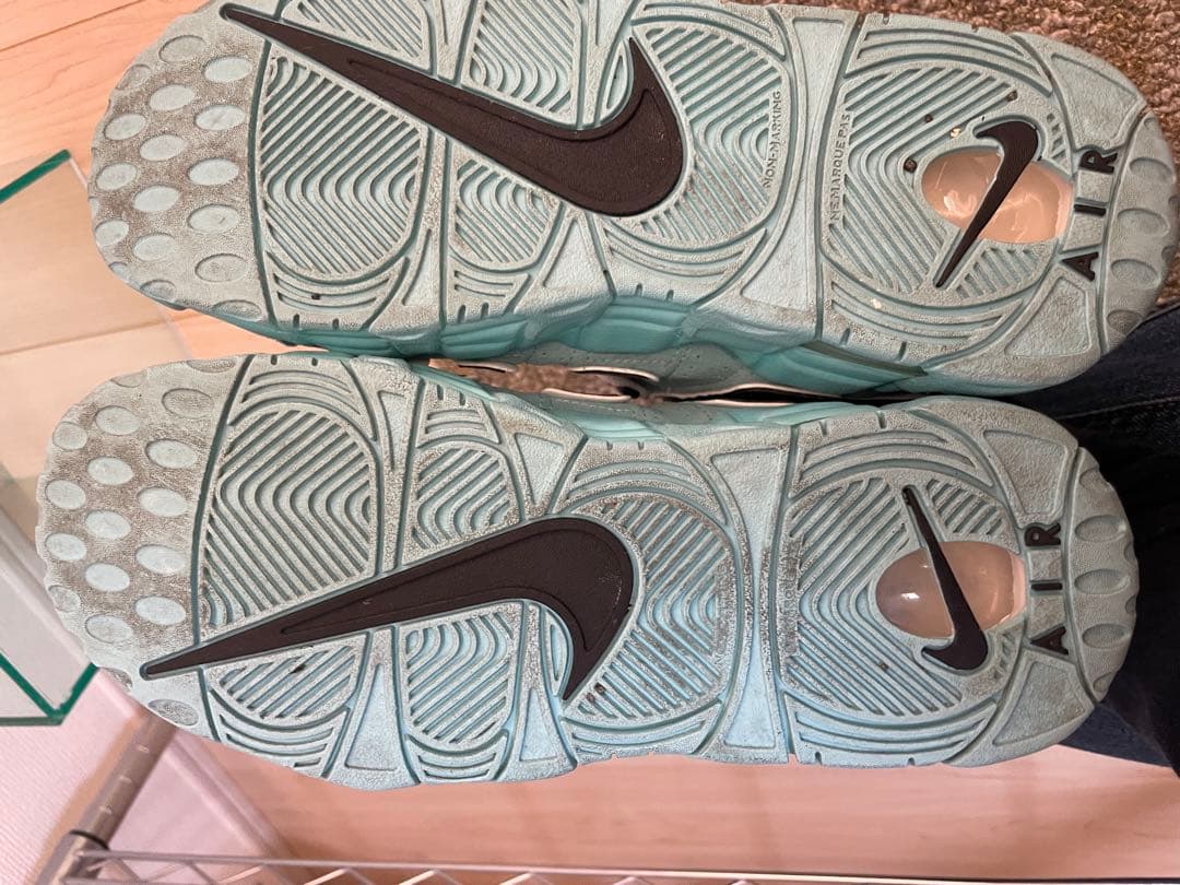 25 Nike モアテン Air More Uptempo Light Aqua