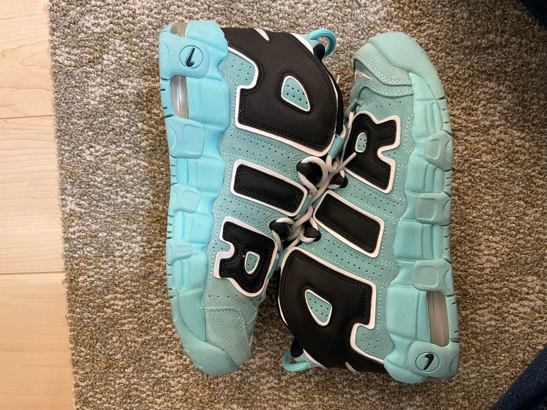 25 Nike モアテン Air More Uptempo Light Aqua