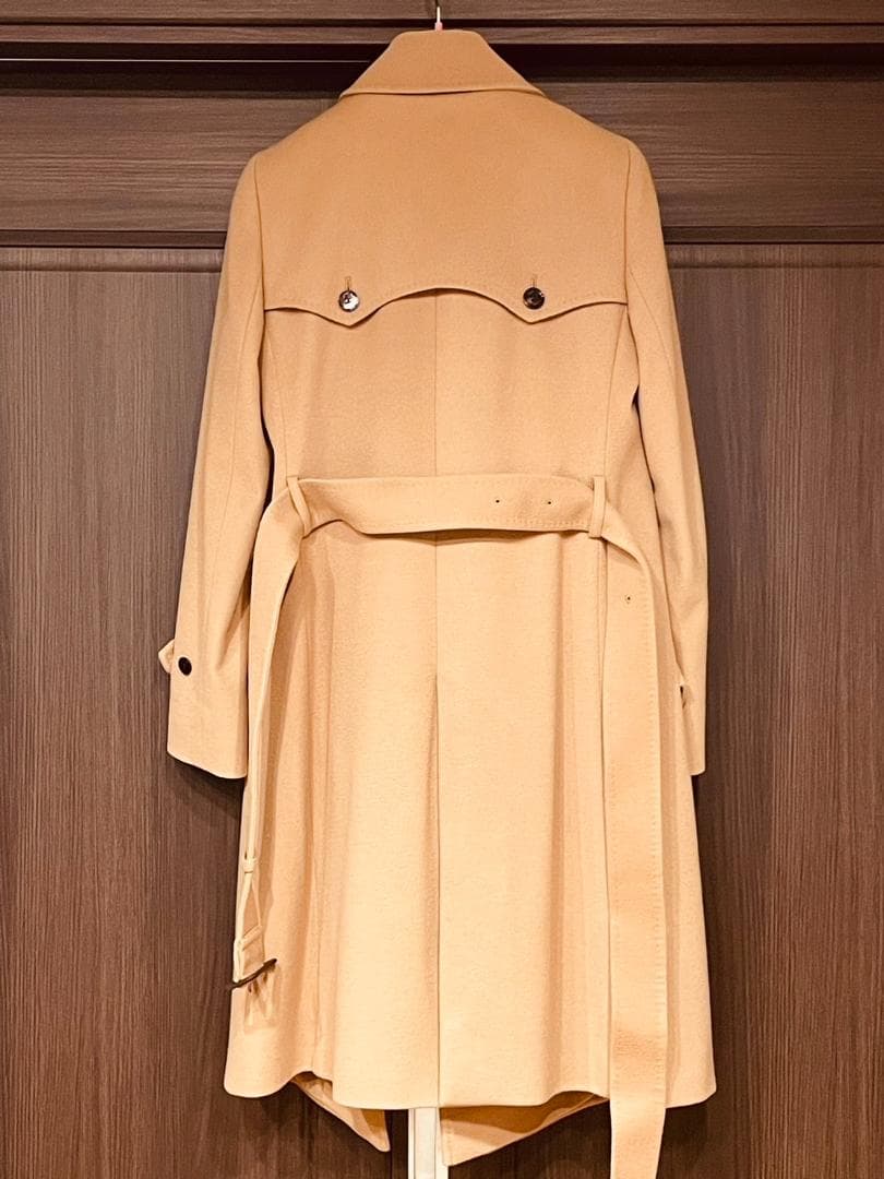 SANYO 100年コート　ウールトレンチコート　キャメル
