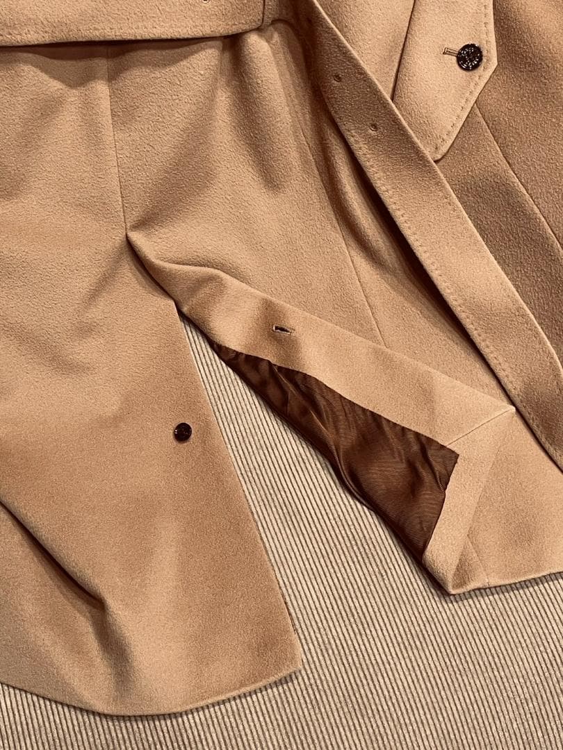 SANYO 100年コート　ウールトレンチコート　キャメル