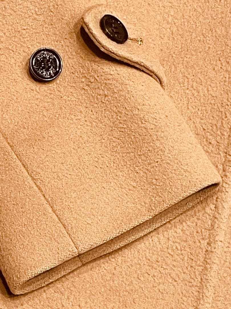 SANYO 100年コート　ウールトレンチコート　キャメル