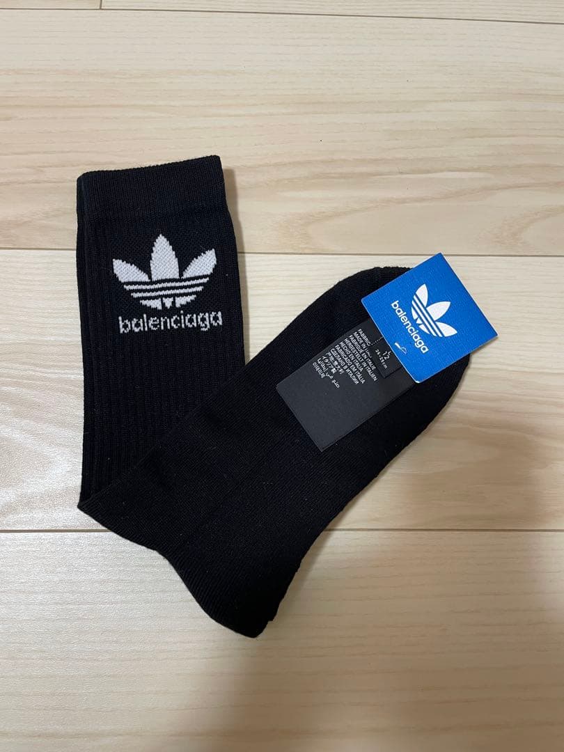 なまはむ　プロフ見てください さまBALENCIAGA×adidas:メンズ靴下