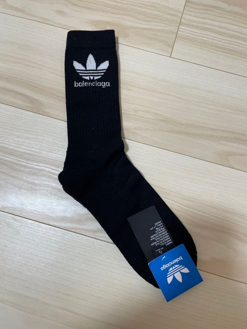 なまはむ　プロフ見てください さまBALENCIAGA×adidas:メンズ靴下