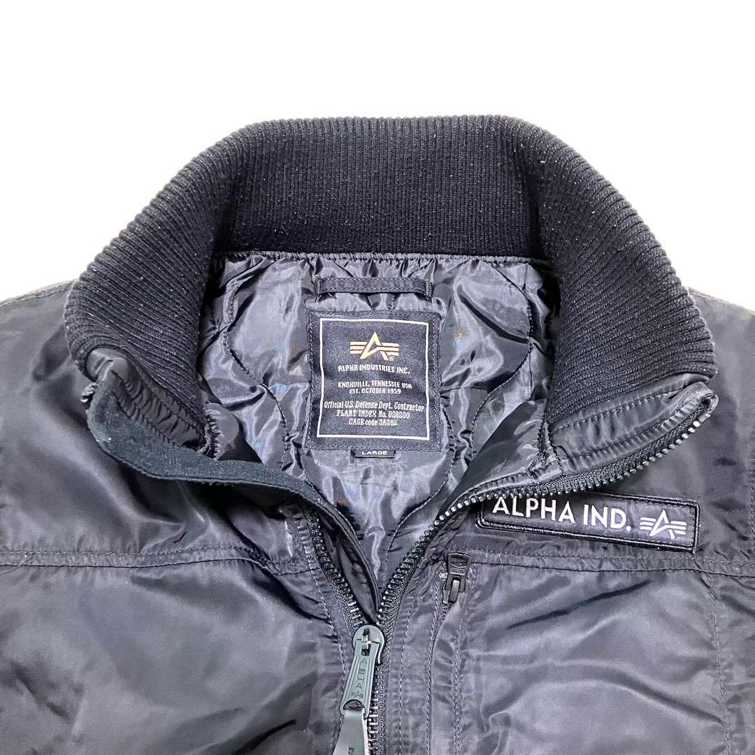 【美品】アルファインダストリー　MA-1　フライトジャケット　フード脱着