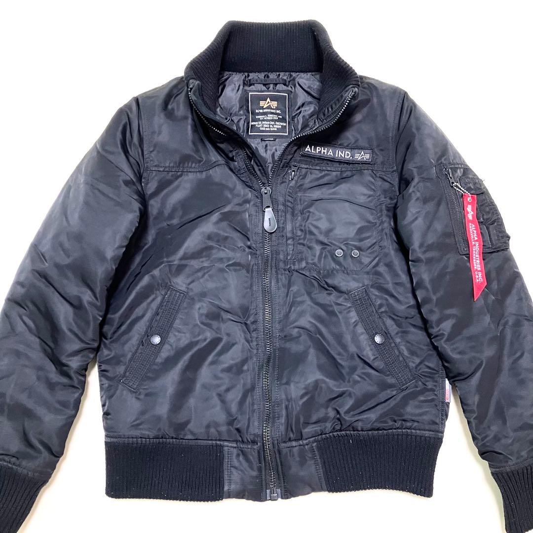 【美品】アルファインダストリー　MA-1　フライトジャケット　フード脱着