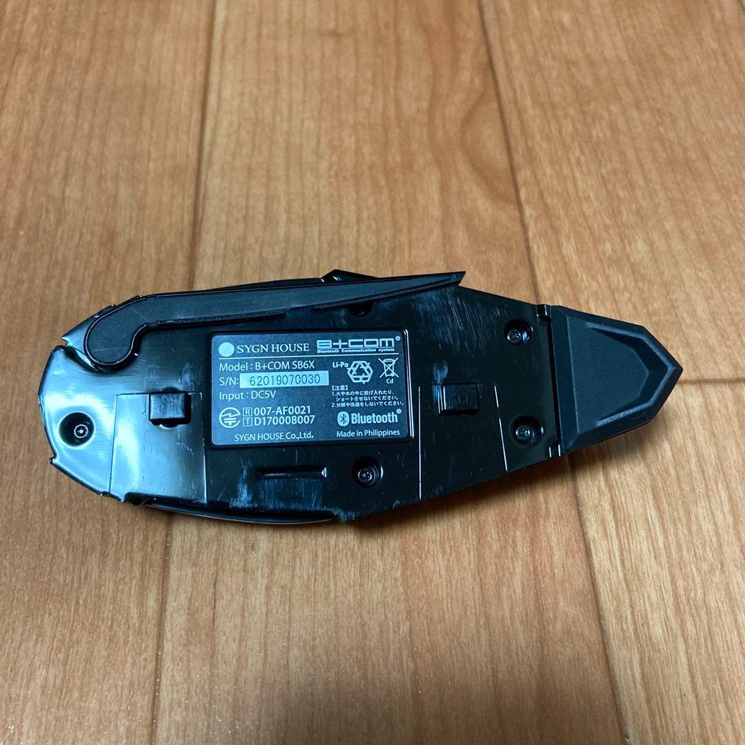 ま〜！　B+COM 6X バイク用インカム ブラック