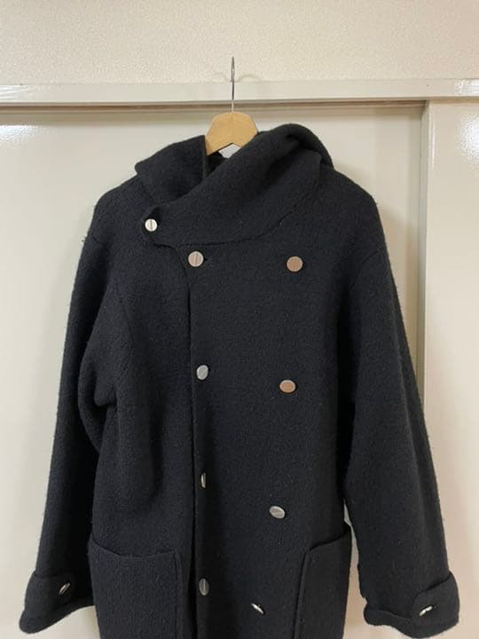 【再値下げ】Y's for living ヨウジヤマモト　フーデットウールコート