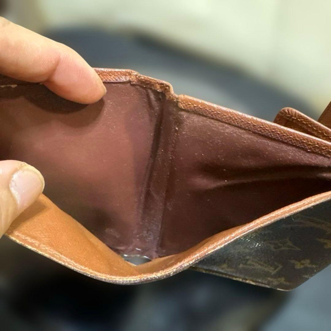 ⑦☆良品/Ⓜ️サイズ♪ポルトトレゾールエテュイパピエ ☆三つ折り財布