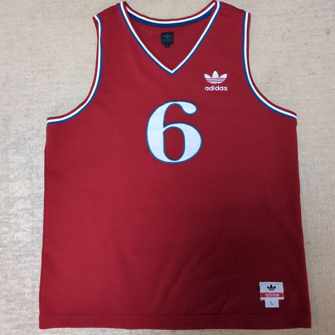 adidas タンクトップ レッド 6