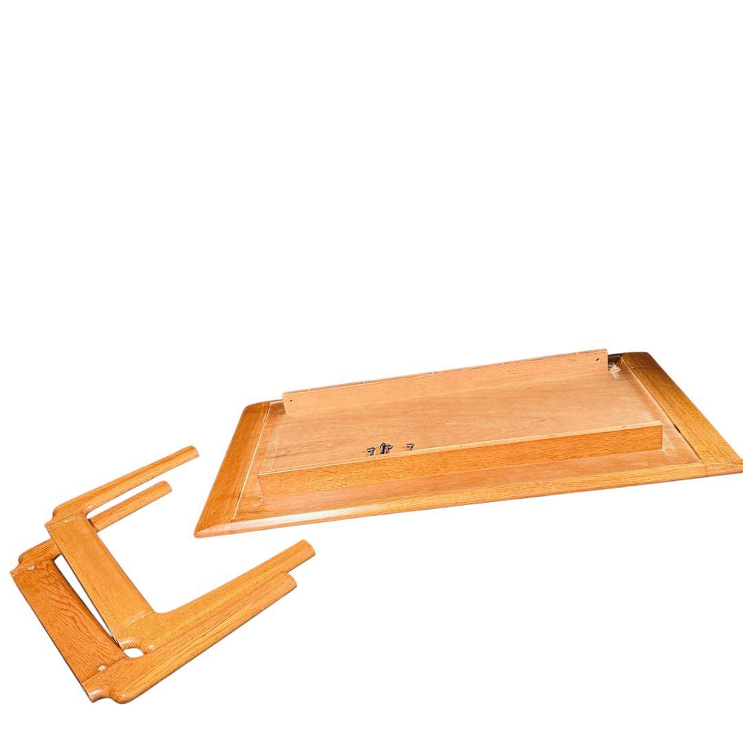 HR776 【希少デザイン】オールドカリモク　ビンテージ　ローテーブル