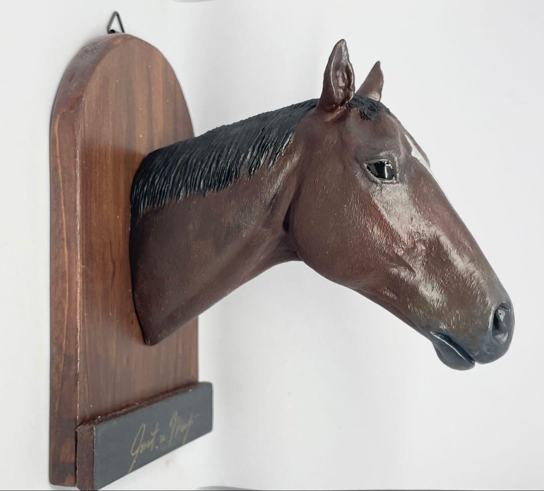 【競馬】ジャスタウェイ・壁掛けオブジェ&キーホルダーセット《リクエスト品》