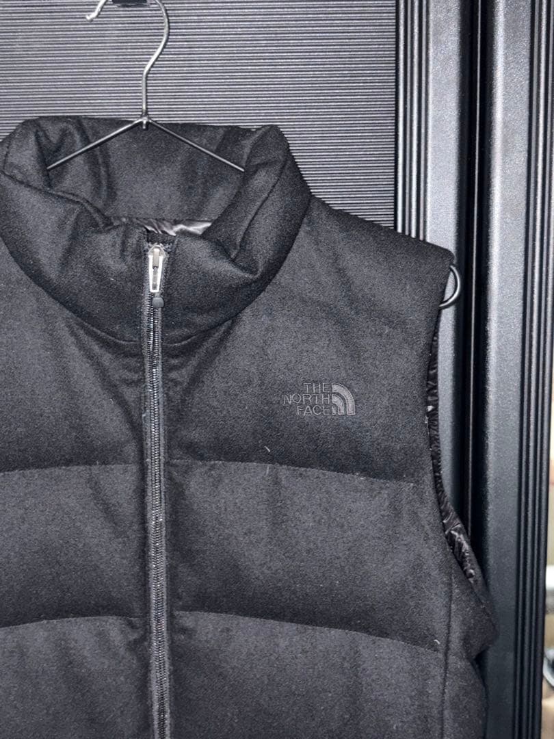 THE NORTH FACE ブラック ウールダウンベスト S
