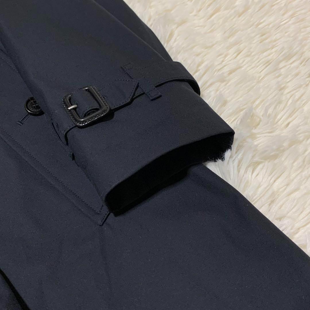 タグ付き　未使用品　バーバリー　ケンジントン　トレンチコート　ロング丈　ネイビー