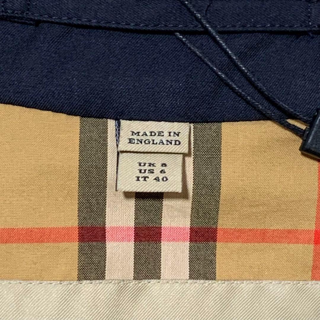 タグ付き　未使用品　バーバリー　ケンジントン　トレンチコート　ロング丈　ネイビー