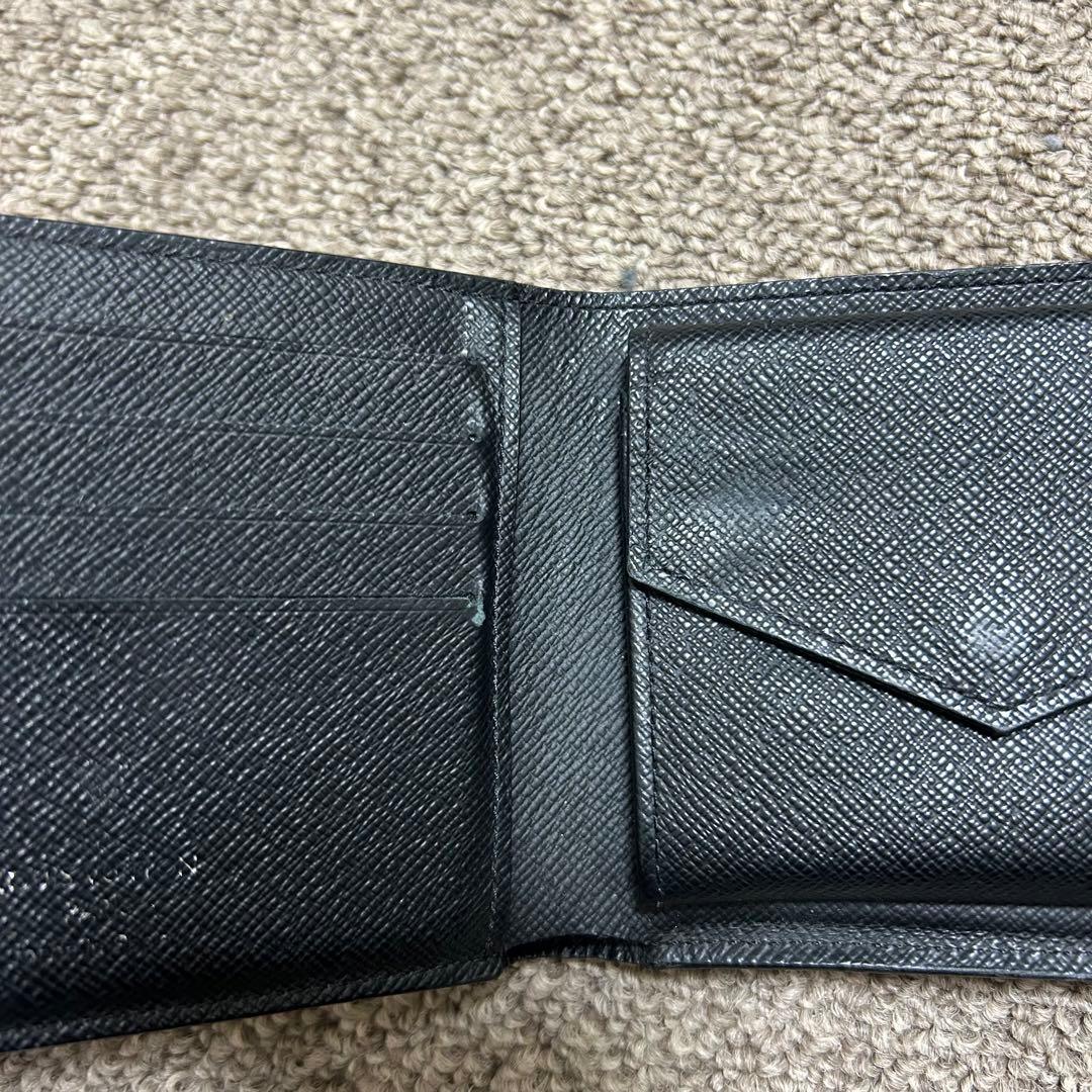 値下げ済み-LOUIS VUITTON-二つ折り財布 黒