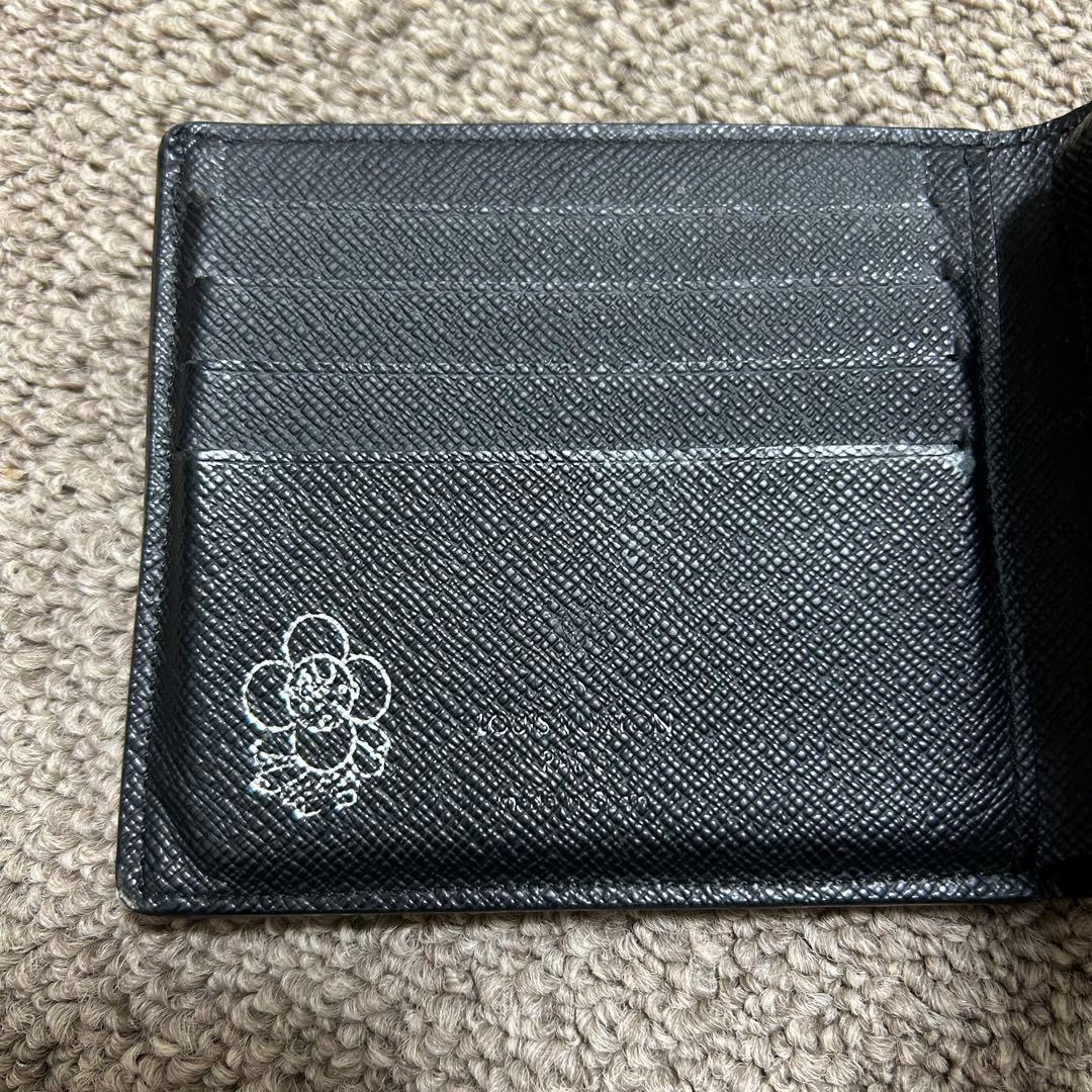 値下げ済み-LOUIS VUITTON-二つ折り財布 黒