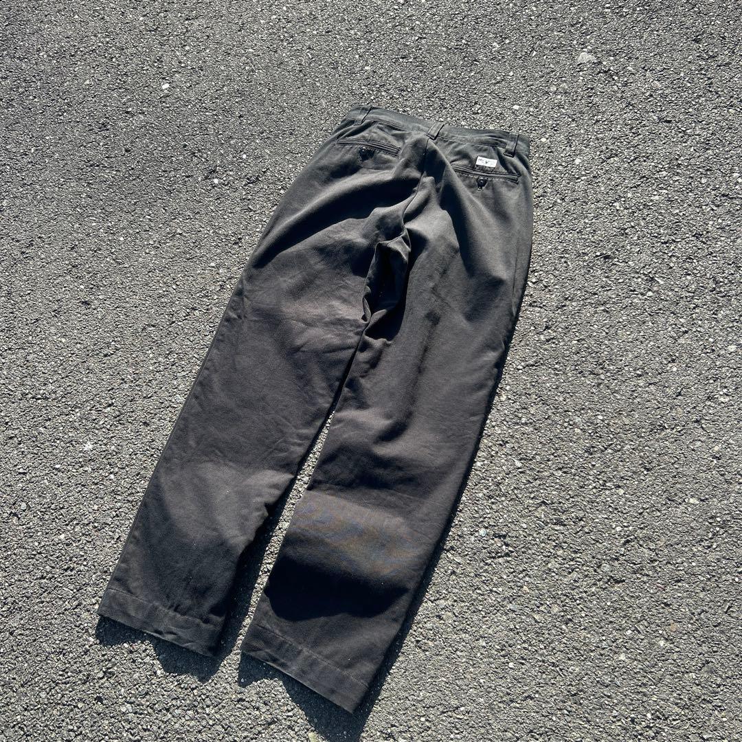 ブラック 90s Ralph Lauren チノパン ノータック ポロチノ