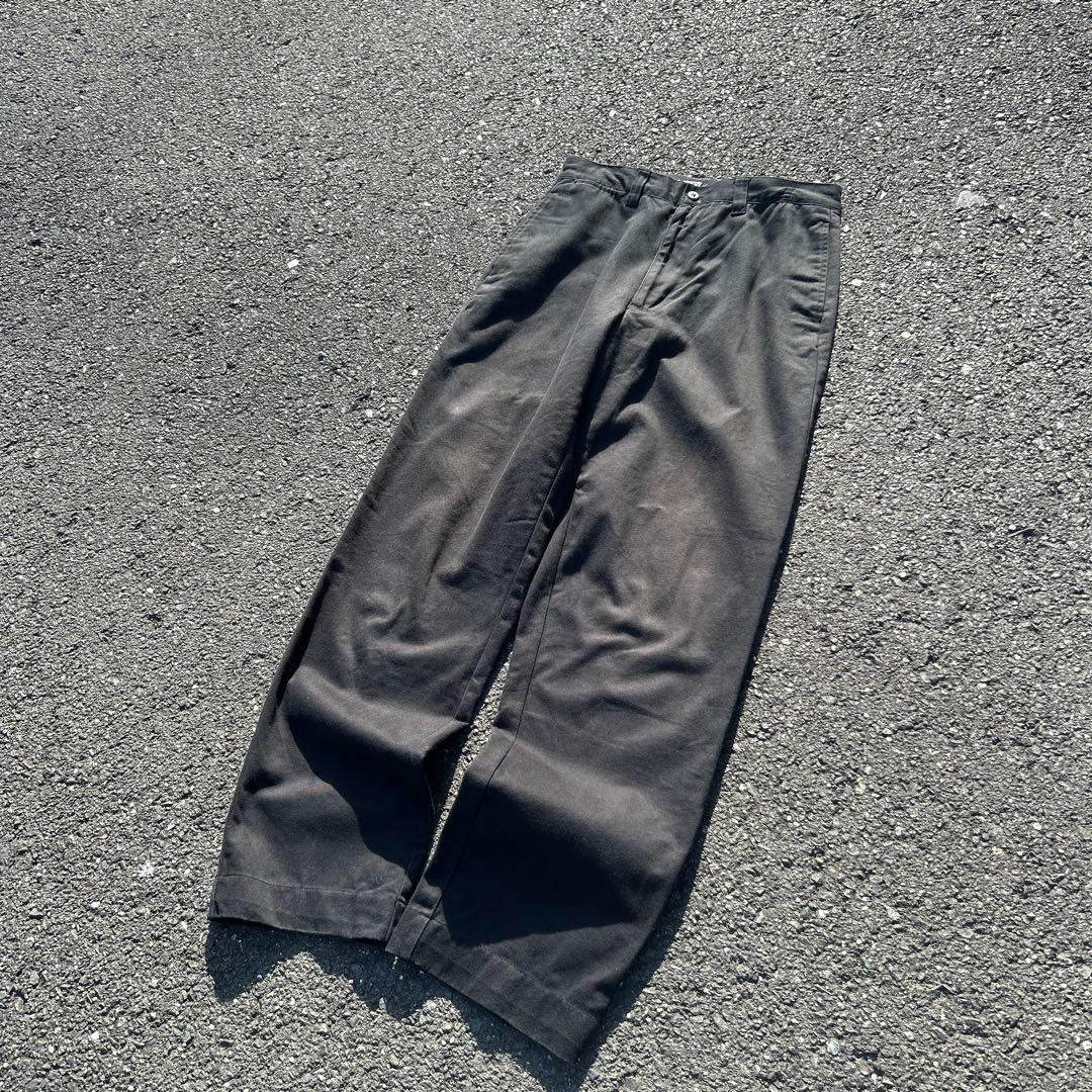 ブラック 90s Ralph Lauren チノパン ノータック ポロチノ