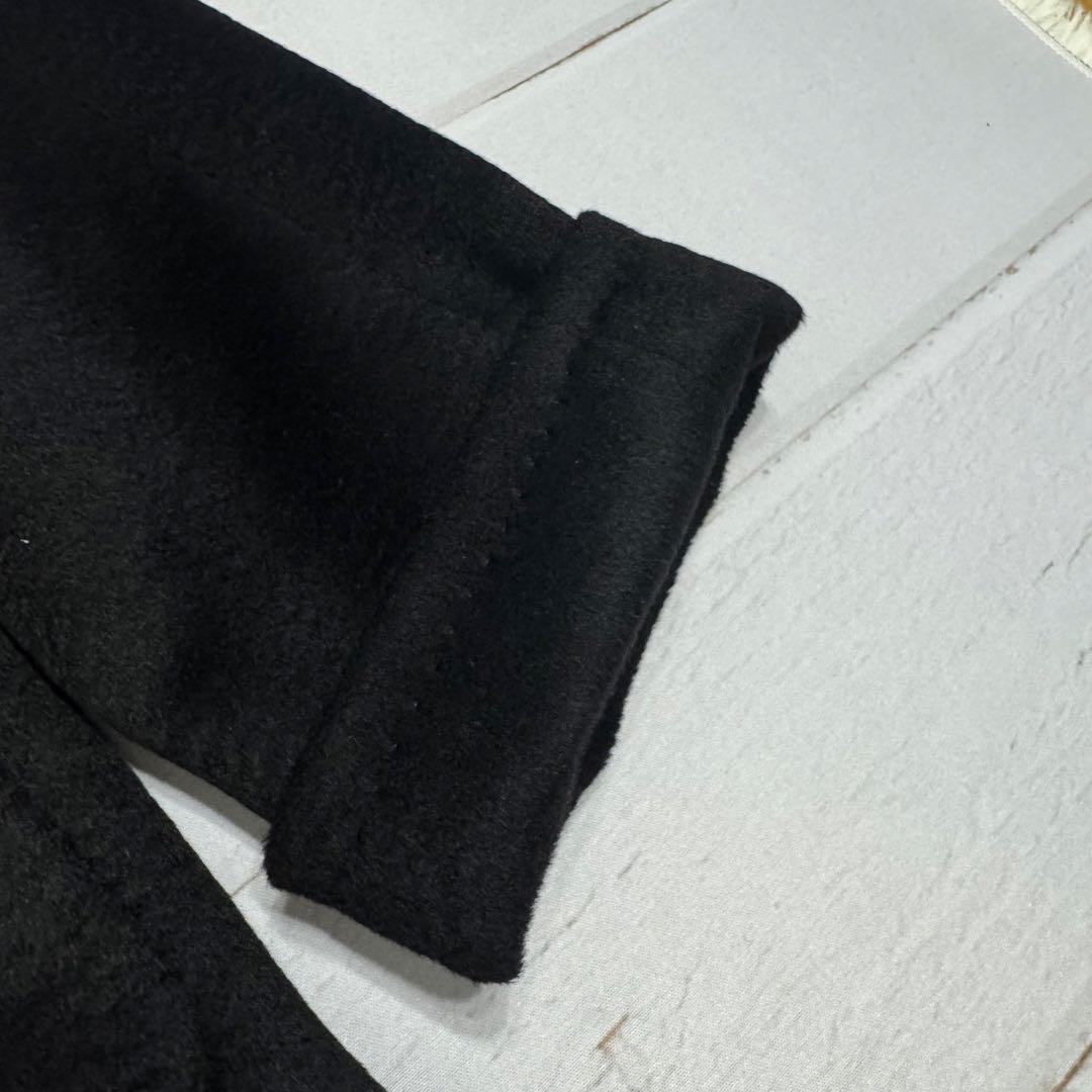 極美品✨マックスマーラ キャメル100パーセント ダブル ロングコート 40 黒