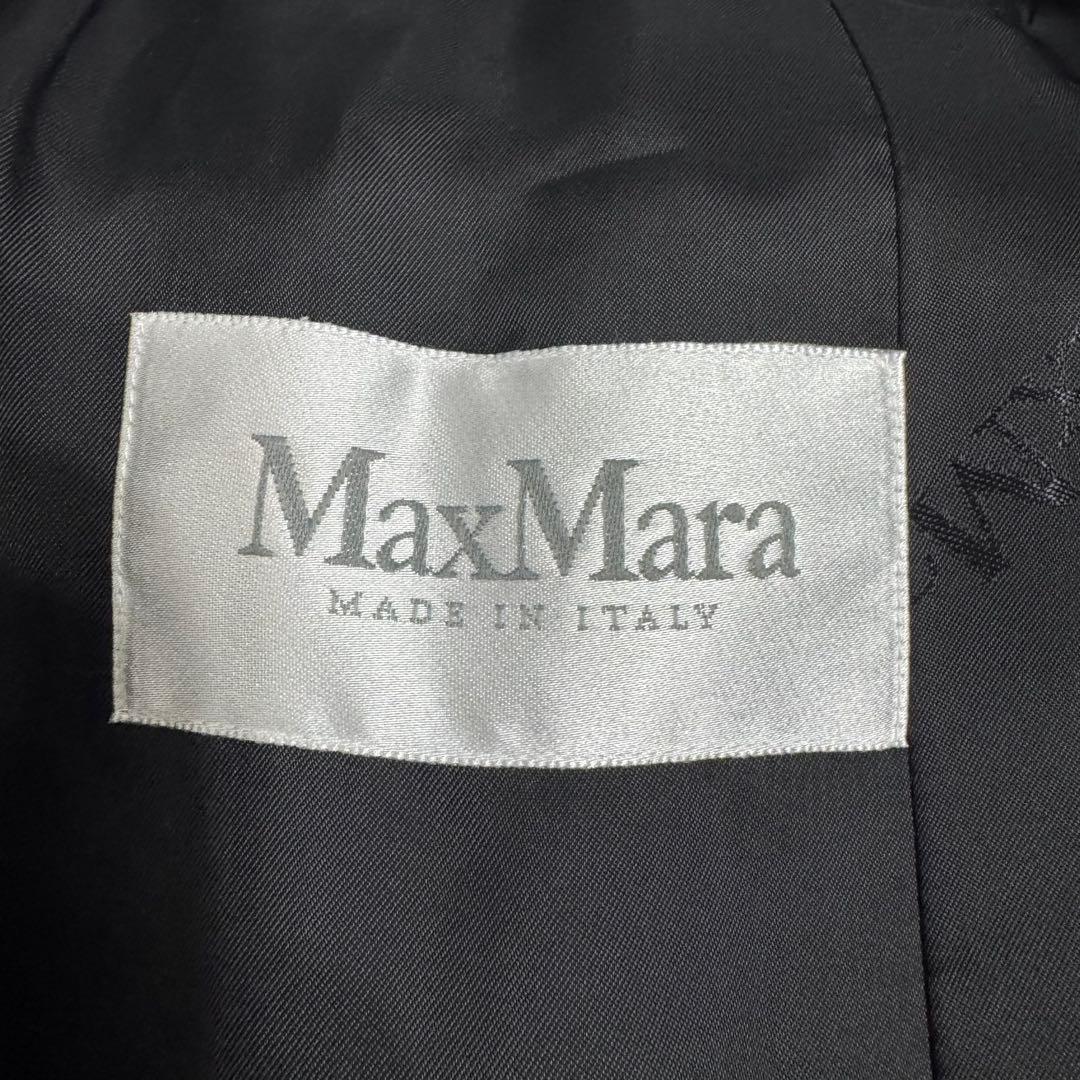 極美品✨マックスマーラ キャメル100パーセント ダブル ロングコート 40 黒