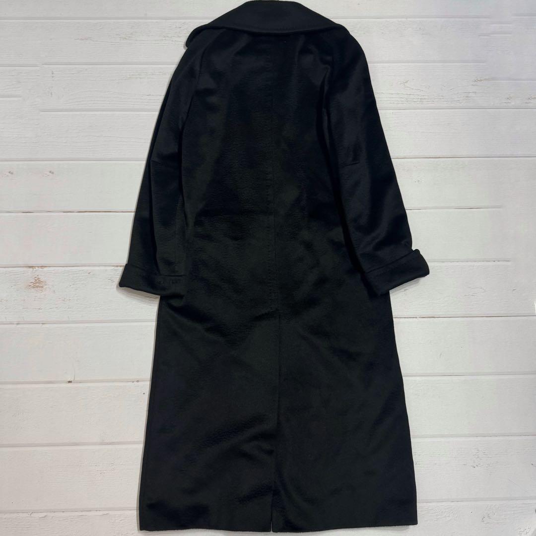 極美品✨マックスマーラ キャメル100パーセント ダブル ロングコート 40 黒