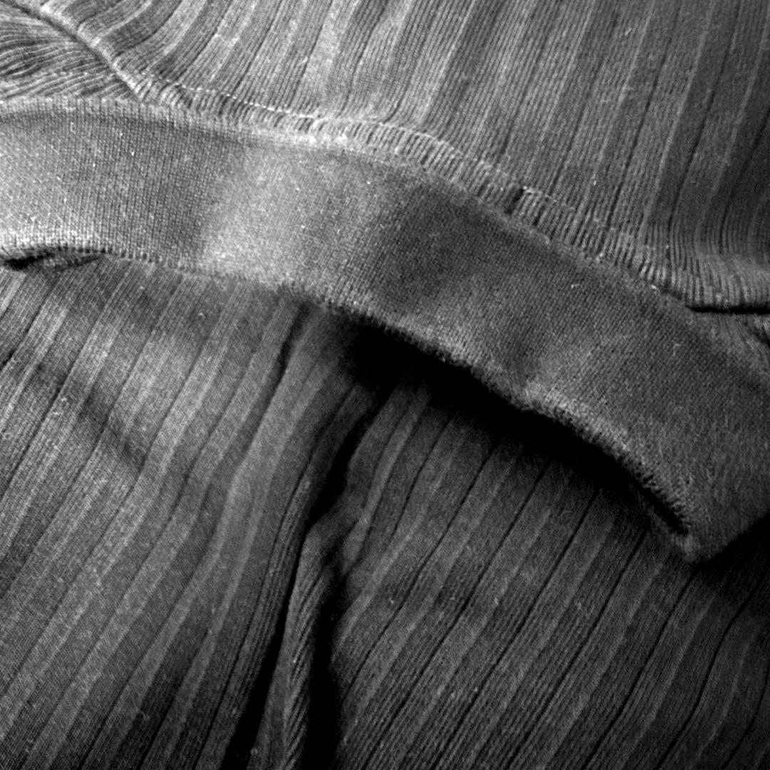 FRED PERRY ブラック フリル袖 ポロシャツ UK 10