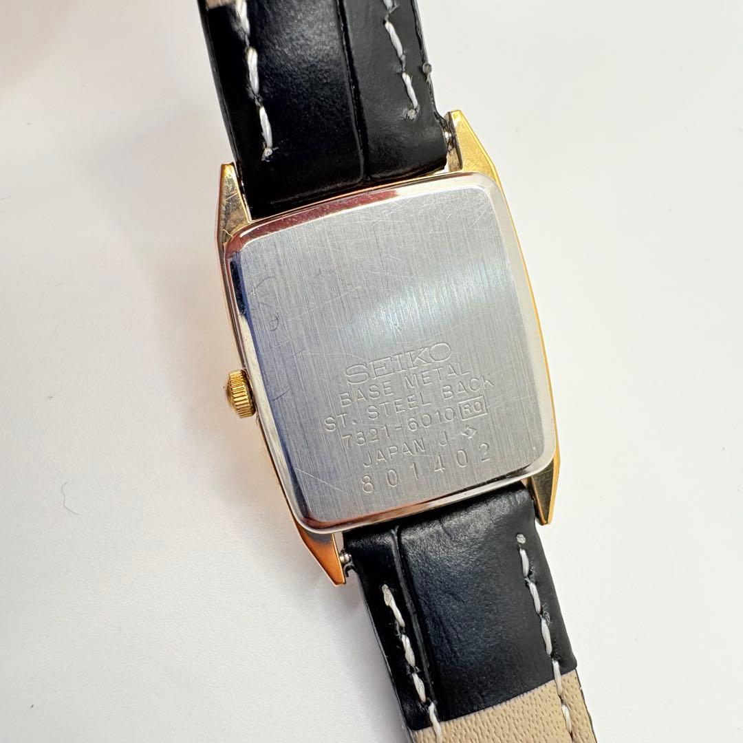 美品★稼働 新品電池 SEIKO セイコー 腕時計 ゴールド コンビ 希少品