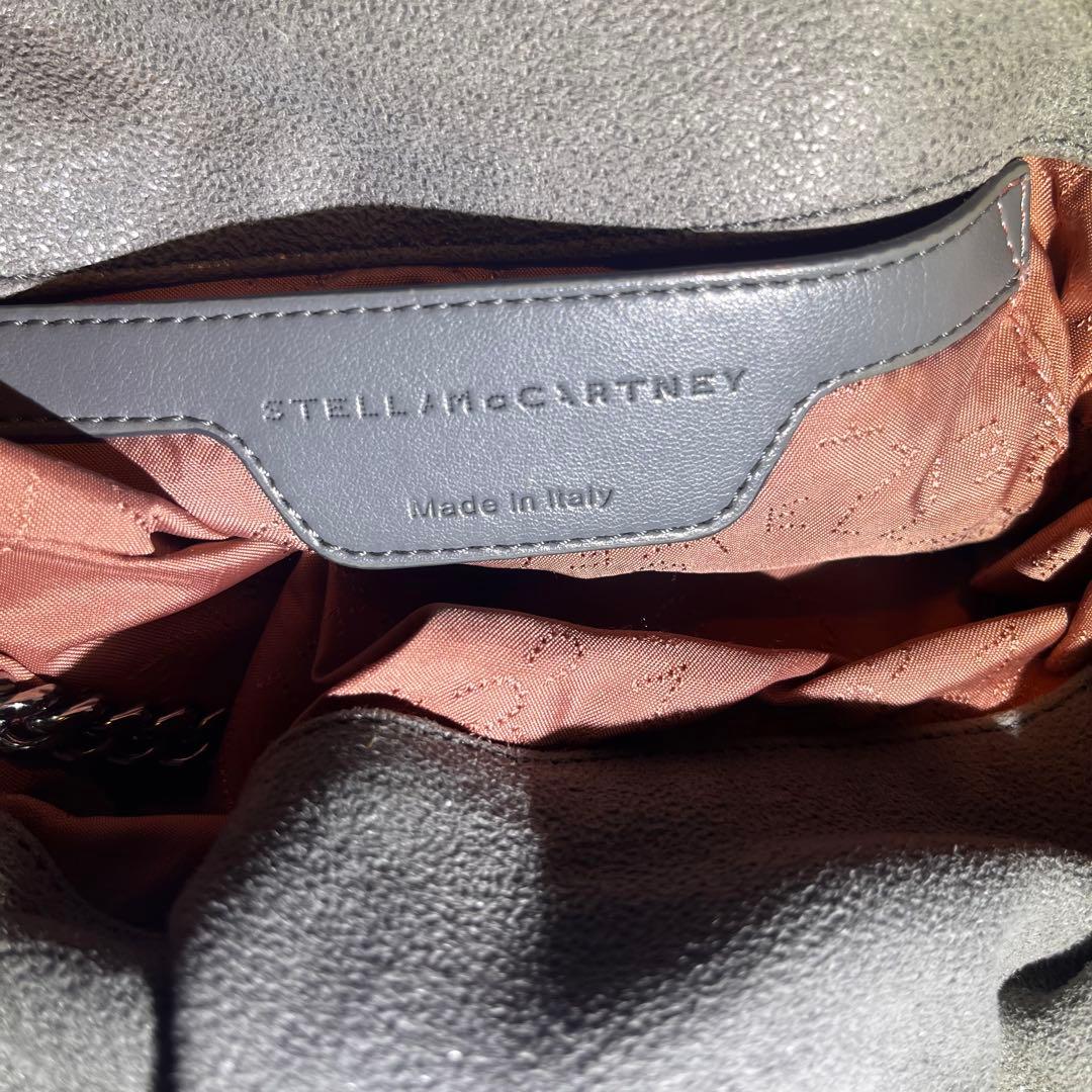 グレー スエード ショルダーバッグ