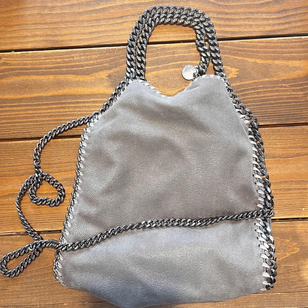 グレー スエード ショルダーバッグ