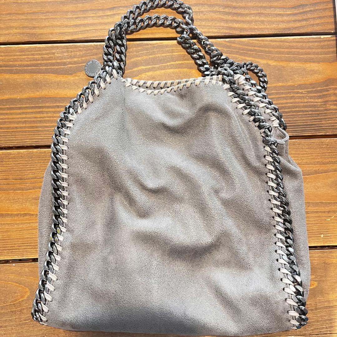 グレー スエード ショルダーバッグ