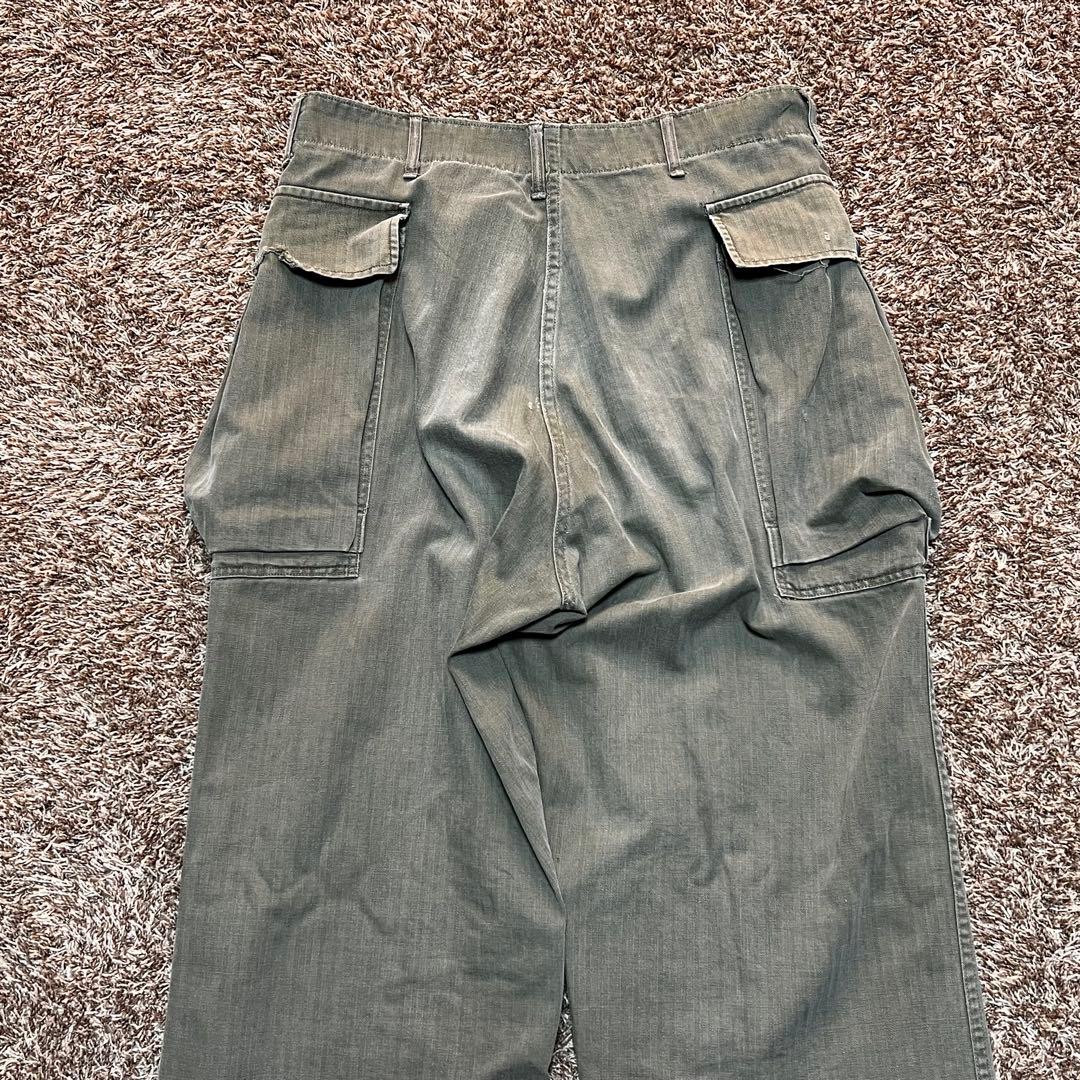 40S US ARMY 実物 M-43 HBT 2ポケット 13スター ボタン