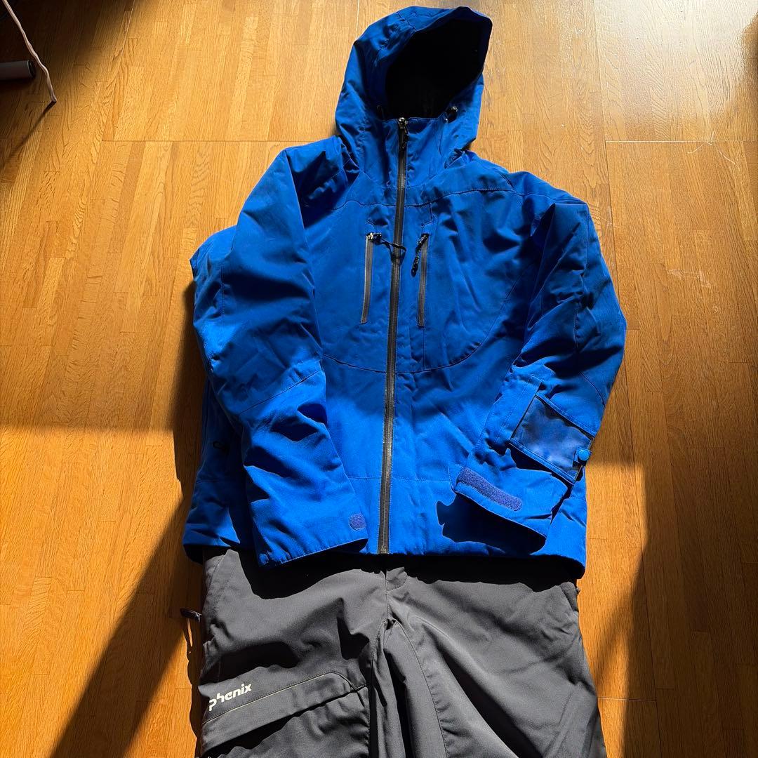 Phenix 青 スキーウェア Lサイズ