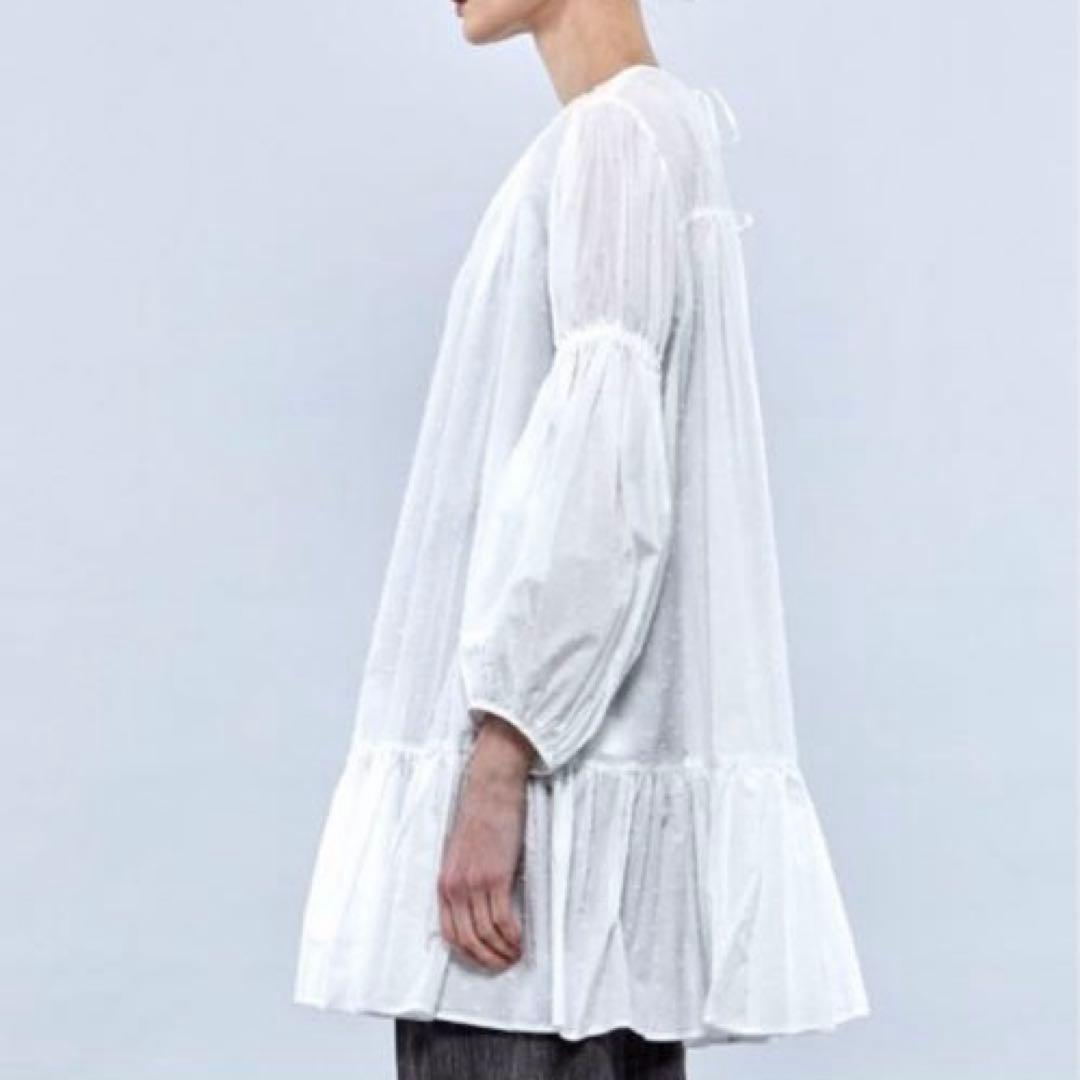 Uhr ウーア　ドットボリュームチュニック　ミニワンピース