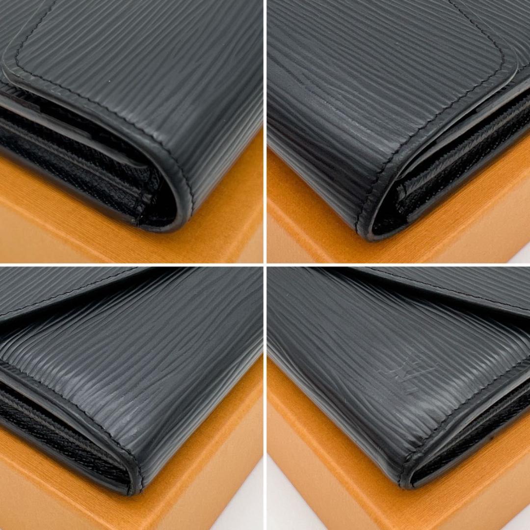 【美品】ヴィトン エピ ポルトフォイユ サラ 長財布 黒 ブラック M60582