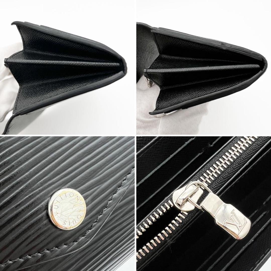 【美品】ヴィトン エピ ポルトフォイユ サラ 長財布 黒 ブラック M60582