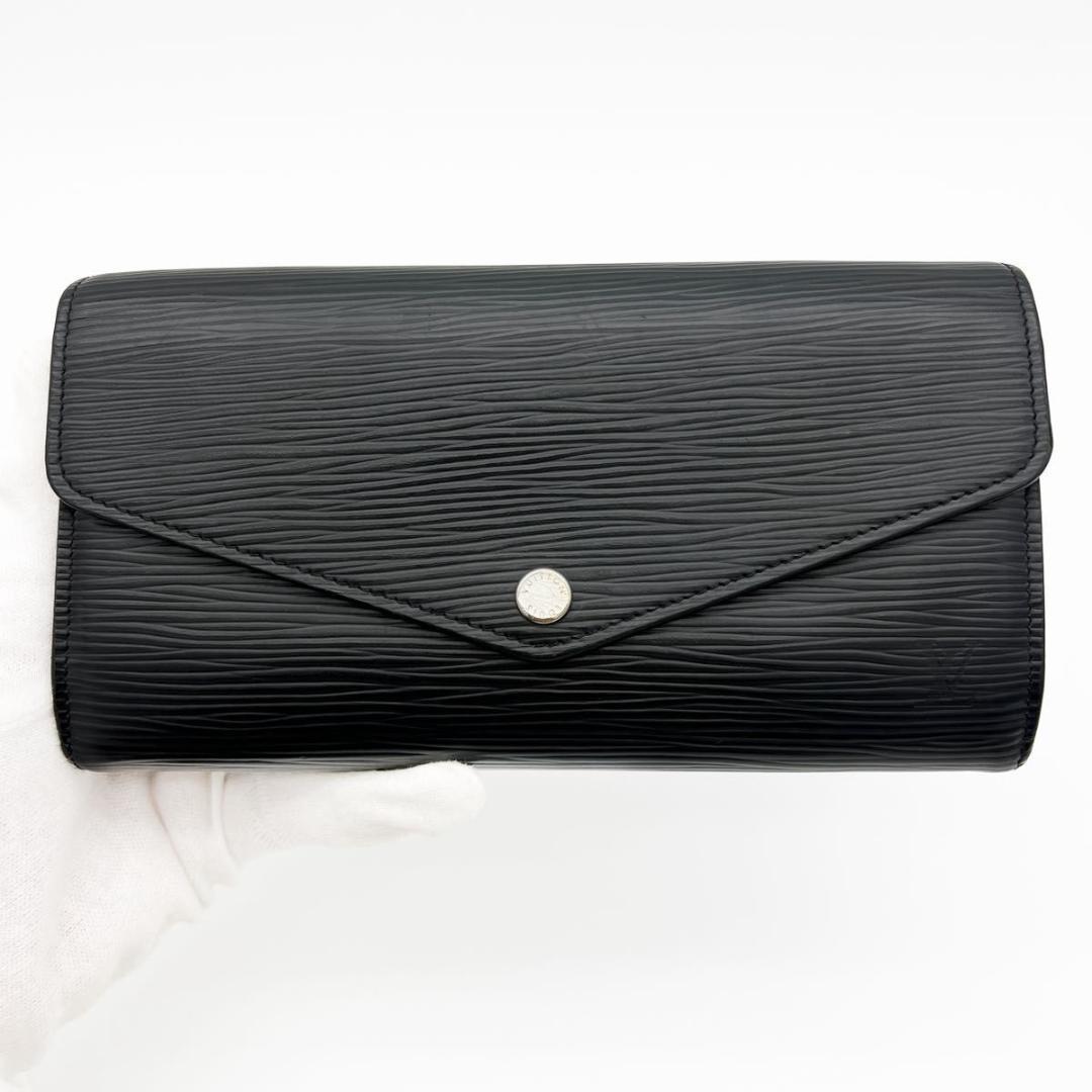 【美品】ヴィトン エピ ポルトフォイユ サラ 長財布 黒 ブラック M60582