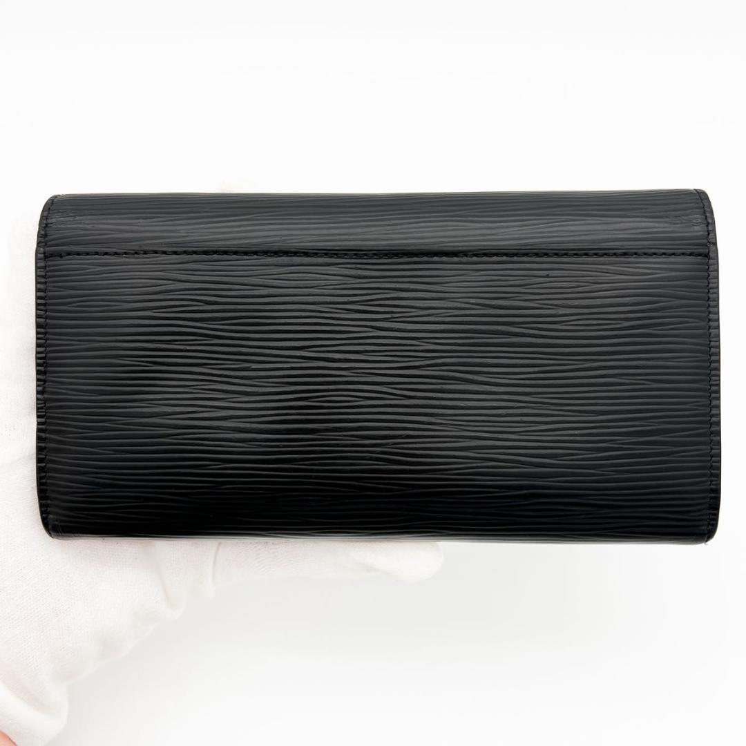 【美品】ヴィトン エピ ポルトフォイユ サラ 長財布 黒 ブラック M60582