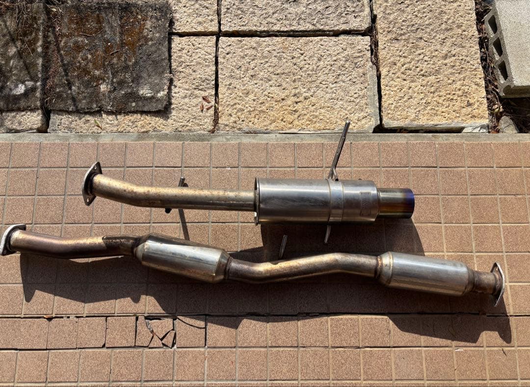 TRUST チタンコンポジット ステンレスマフラー JASMA認証