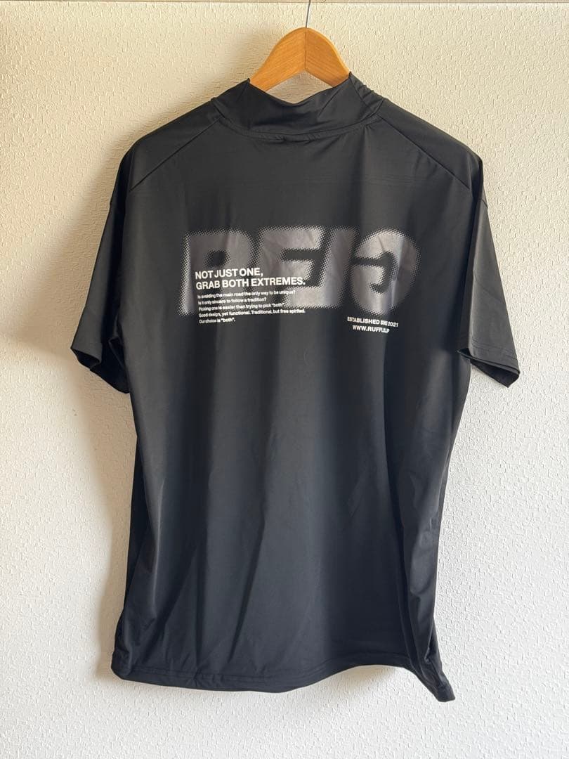 RUFFLO ブラック ゴルフシャツ M 新品未使用