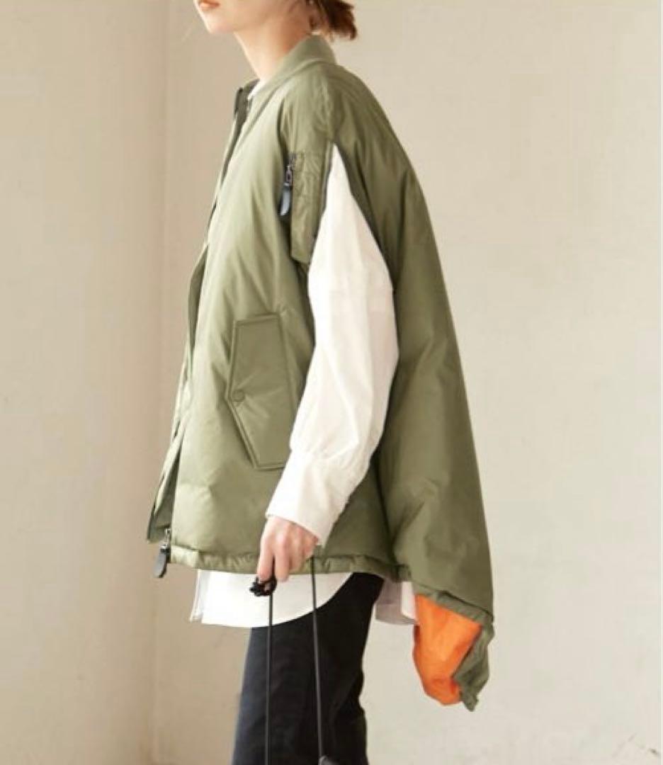 スローブイエナ　ELE STOLYOF Victoria Down MA-1