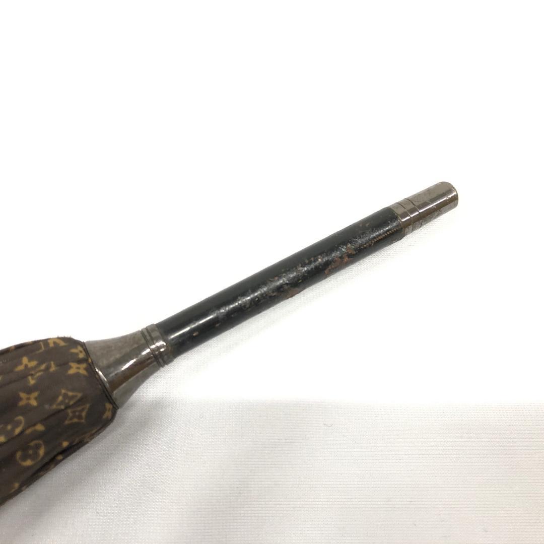 1E559/ルイヴィトン/雨傘/モノグラムミニ/パラプルュイ/ジブレ/ブラウン