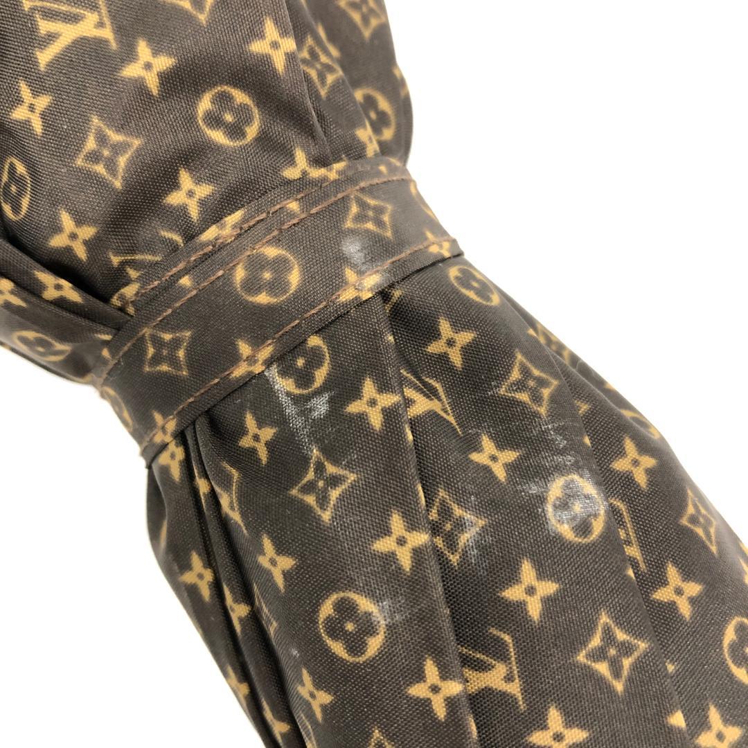 1E559/ルイヴィトン/雨傘/モノグラムミニ/パラプルュイ/ジブレ/ブラウン