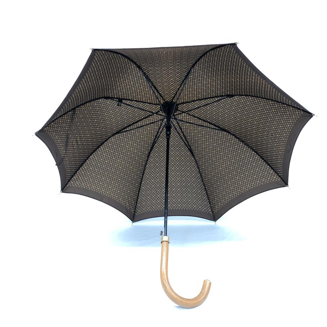 1E559/ルイヴィトン/雨傘/モノグラムミニ/パラプルュイ/ジブレ/ブラウン