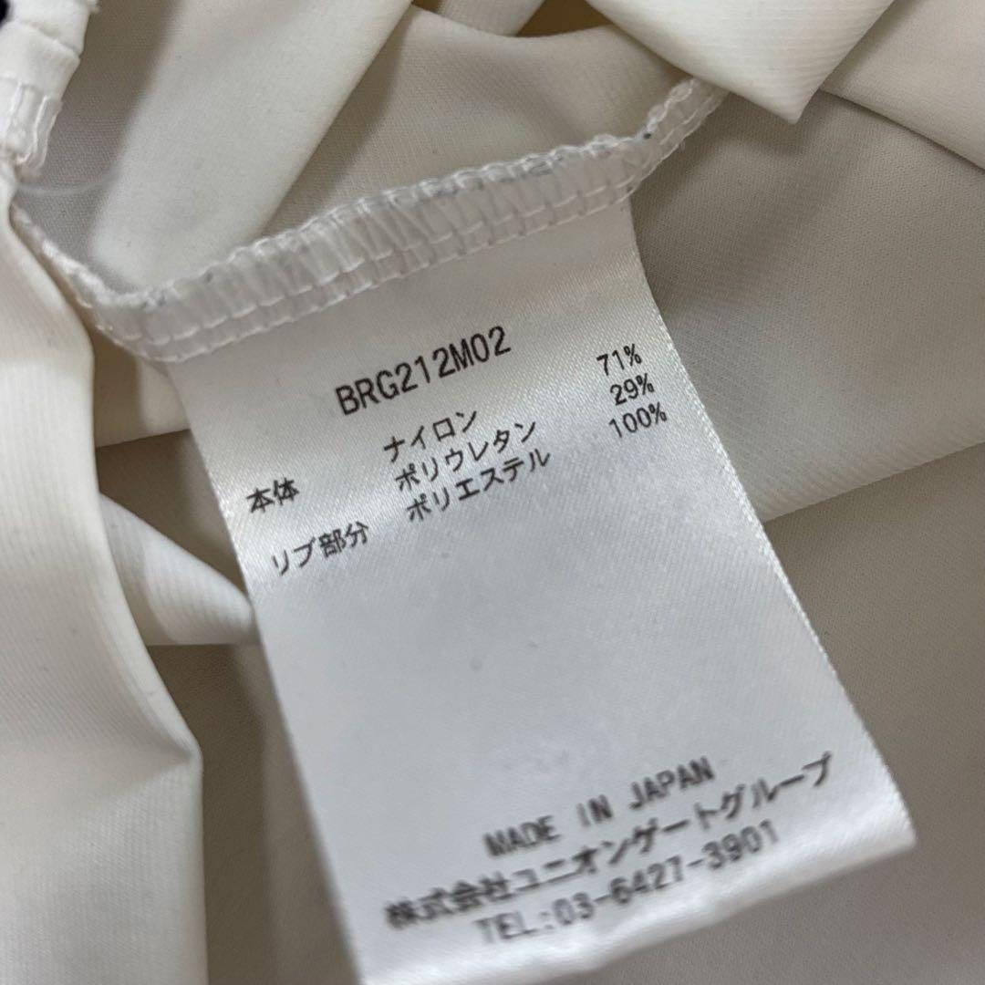 BRIEFING ポロシャツ M ネイビー/ホワイト