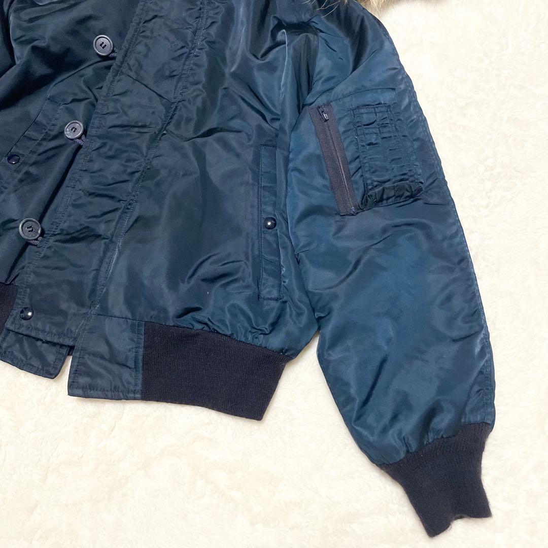 【希少★】USA製 スピワック N-2B 42 フライトジャケット 短丈 ファー