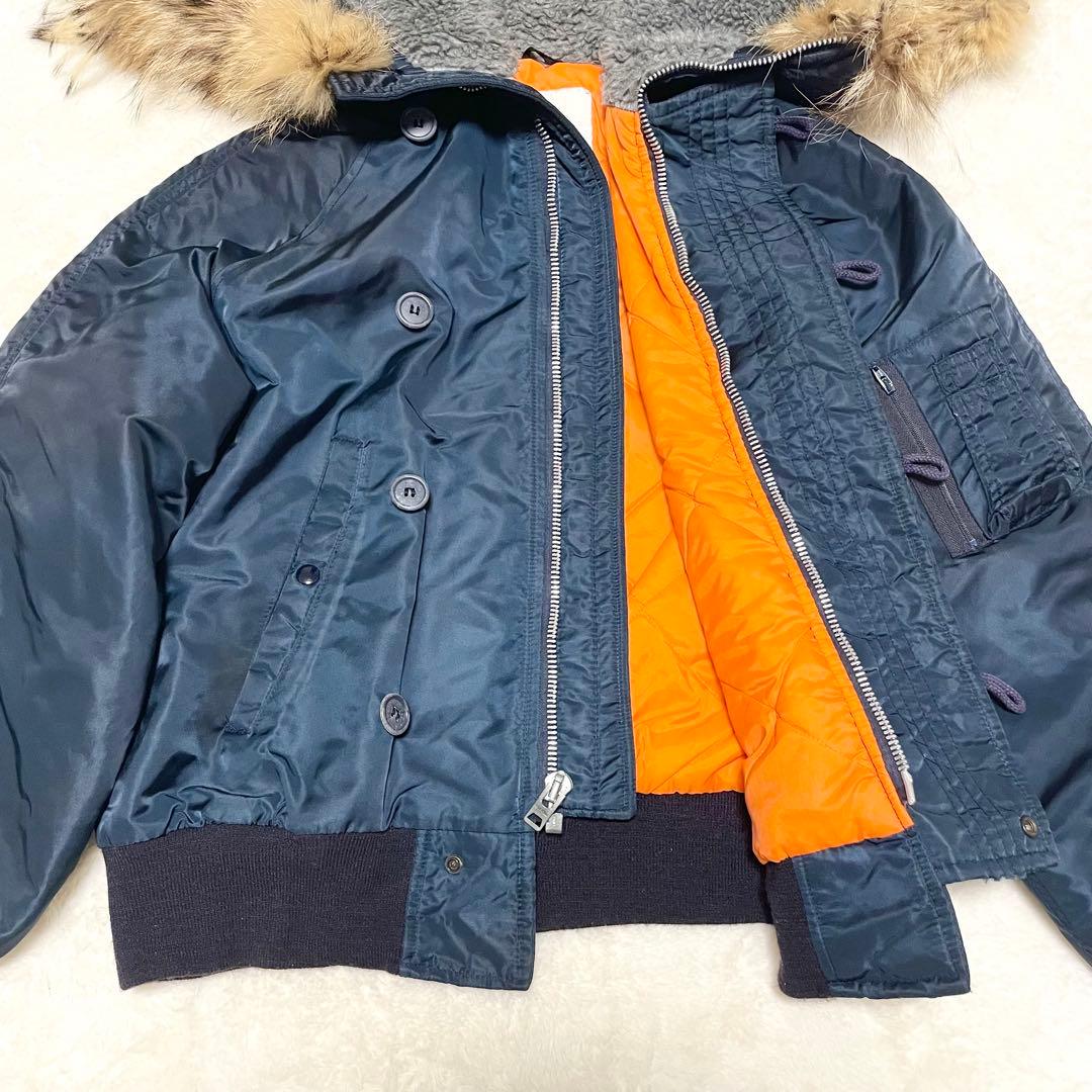 【希少★】USA製 スピワック N-2B 42 フライトジャケット 短丈 ファー