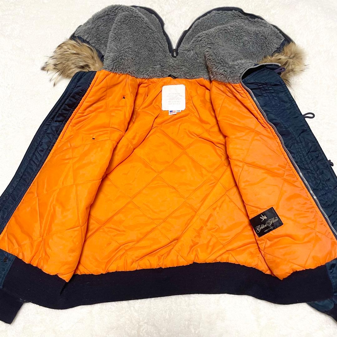 【希少★】USA製 スピワック N-2B 42 フライトジャケット 短丈 ファー