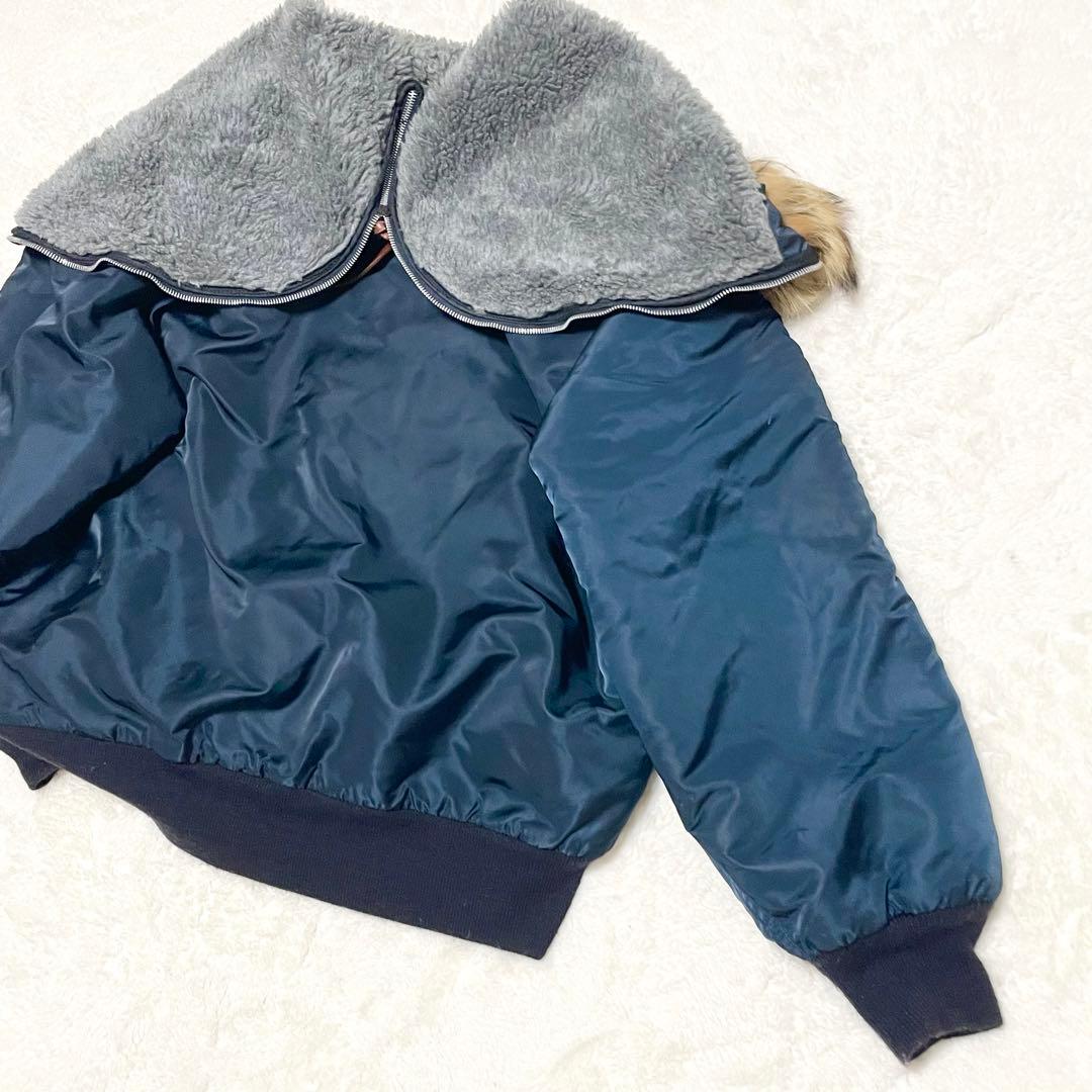 【希少★】USA製 スピワック N-2B 42 フライトジャケット 短丈 ファー